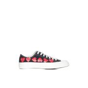 Comme des Garçons Play Svart Hjärta Låg Topp Sneakers Black, Herr