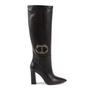 Dee Ocleppo Block Heel High Boots Brown, Dam