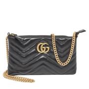 Gucci Vintage Pre-owned Laeder kuvertvskor Black, Dam