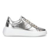 Philippe Model Silver Glamour Sneakers Gray, Dam