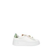 Gio+ Färgglada Stiliga Sneakers White, Dam