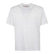 Valentino Garavani Ikonisk Jersey T-shirt Regular Passform White, Herr