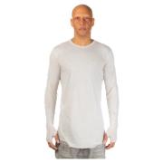 Boris Bidjan Saberi Ljusgrå LS1 Jersey T-shirt Gray, Herr