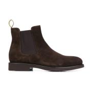 Doucal's Chelsea Boot i Mörkbrun Brown, Herr