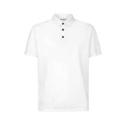 Dondup Vit Polo Skjorta med Logoknappar White, Herr