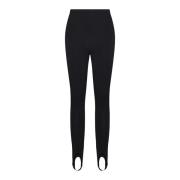 Wardrobe.nyc Svart Stirrup Legging Byxor Black, Dam