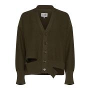 MM6 Maison Margiela Stiliga Sweaters Kollektion Green, Dam