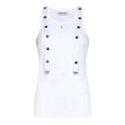 The Attico Vit Tanktop White, Dam