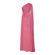 Blanca Vita Korallfestklänning med asymmetrisk design Pink, Dam