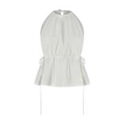 Jane Lushka Sommar Victoria Top Off White White, Dam