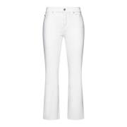 7 For All Mankind Vita Jeans för Kvinnor White, Dam