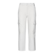 7 For All Mankind Vit Cargo Jeans Whisper White, Dam