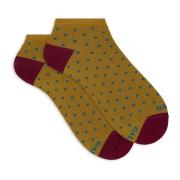 Gallo Italienska Polka Dot Ankelsockor Multicolor, Herr