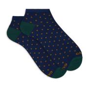 Gallo Italienska Polka Dot Ankelsockor Multicolor, Herr