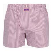 Gallo Klassiska vita bomullsboxershorts Purple, Herr