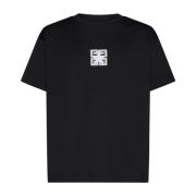 Givenchy Svart Boxy Kortärmad T-shirts Polos Black, Herr