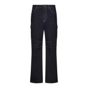 Dolce & Gabbana Cargo Jeans Black, Herr