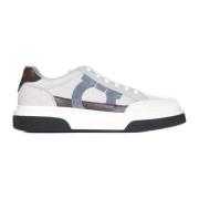 Salvatore Ferragamo Ganc Sneakers White, Herr