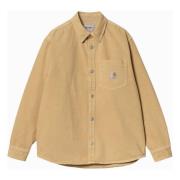 Carhartt Wip Denim Skjortjacka Bourbon Stone Brown, Herr