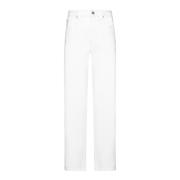 Brunello Cucinelli Vita Jeans White, Dam