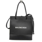 Balenciaga Vintage Pre-owned Laeder totevskor Black, Dam