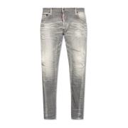 Dsquared2 `Tidy Biker` Jeans Gray, Herr