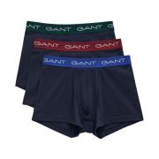 Gant 3-Pack Bomull Stretch Boxershorts Multicolor, Herr