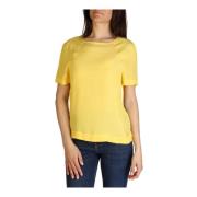 Tommy Hilfiger Logodetalj Dam T-shirt Vår/Sommar Yellow, Dam