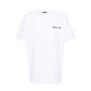 Balmain Signatur Logo T-shirt Bulky Fit White, Herr