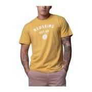Redskins Tryckt Logotyp T-shirt - Gul Yellow, Herr