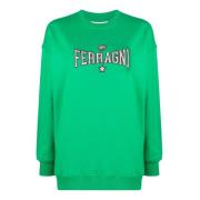Chiara Ferragni Collection Grön Sweatshirt Green, Dam