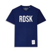 Redskins Tryckt Logotyp T-shirt - Blå Blue, Herr