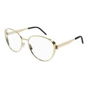 Saint Laurent Gold Eyewear Frames SL M97 Yellow, Dam