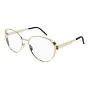 Saint Laurent Guld Eyewear Ramar SL M93 Yellow, Dam