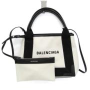 Balenciaga Vintage Pre-owned Canvas handvskor Black, Dam