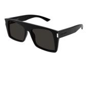 Saint Laurent Sl651 Sunglasses in Black with Dark Grey Lenses Black, D...