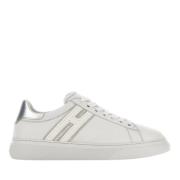 Hogan Vita Lädersneakers med Metallinsatser White, Dam