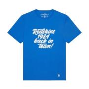 Redskins Broderad logot-shirt - Blå Blue, Herr