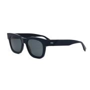 Fendi Rektangulära solglasögon Black, Unisex