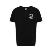 Moschino Teddy Bear T-shirt med Logo Black, Herr