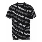 Versace Jeans Couture Designer T-shirts och Polos Black, Herr