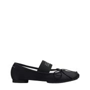 MM6 Maison Margiela Remdetalj Ballerina Flats Black, Dam