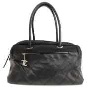 Chanel Vintage Pre-owned Laeder totevskor Black, Dam