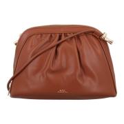 A.p.c. Ninon Läder Plånbok Brown, Dam