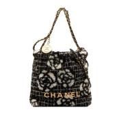 Chanel Vintage Pre-owned Bomull chanel-vskor Black, Dam
