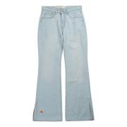 ERL Bootcut Bomullsjeans Blue, Dam