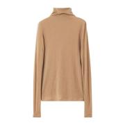 Rodebjer Kamel Turtleneck Top Brown, Dam