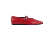 Vagabond Shoemakers Röda Mary Jane Ballet Flats Red, Dam