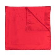 Valentino Garavani Röd VLogo Sidenscarf Red, Dam