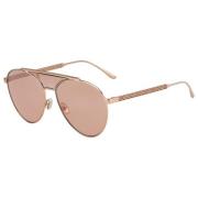 Jimmy Choo Ave/S-BKU Solglasögon i Guld/Rosa Flash Pink, Dam